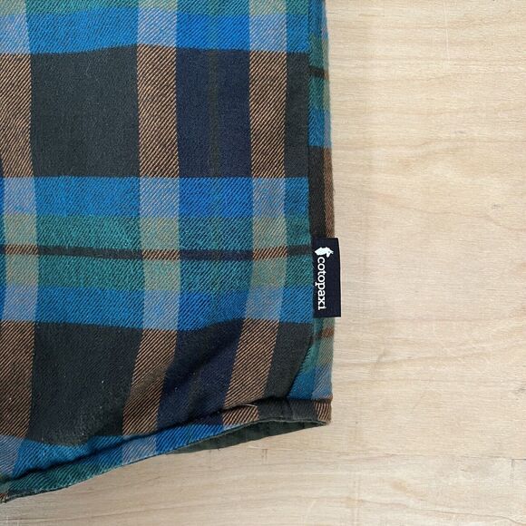 Cotopaxi Shirt Jacket Medium Multicolor Checkered Reversible Lined Workwear - Picture 5 of 12